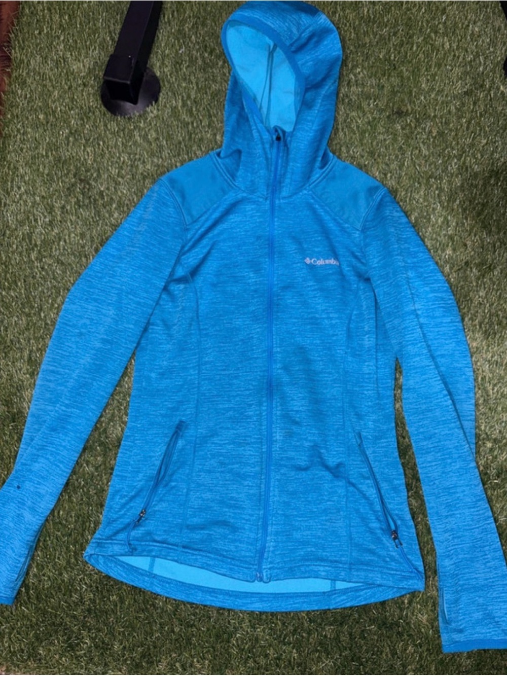 Columbia Women’s Turquoise Hooded Full-Zip Utility Jacket